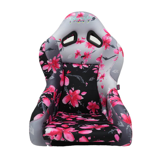 NRG FRP Bucket Seat - Mini Sakura Version w/ Fiber Glass