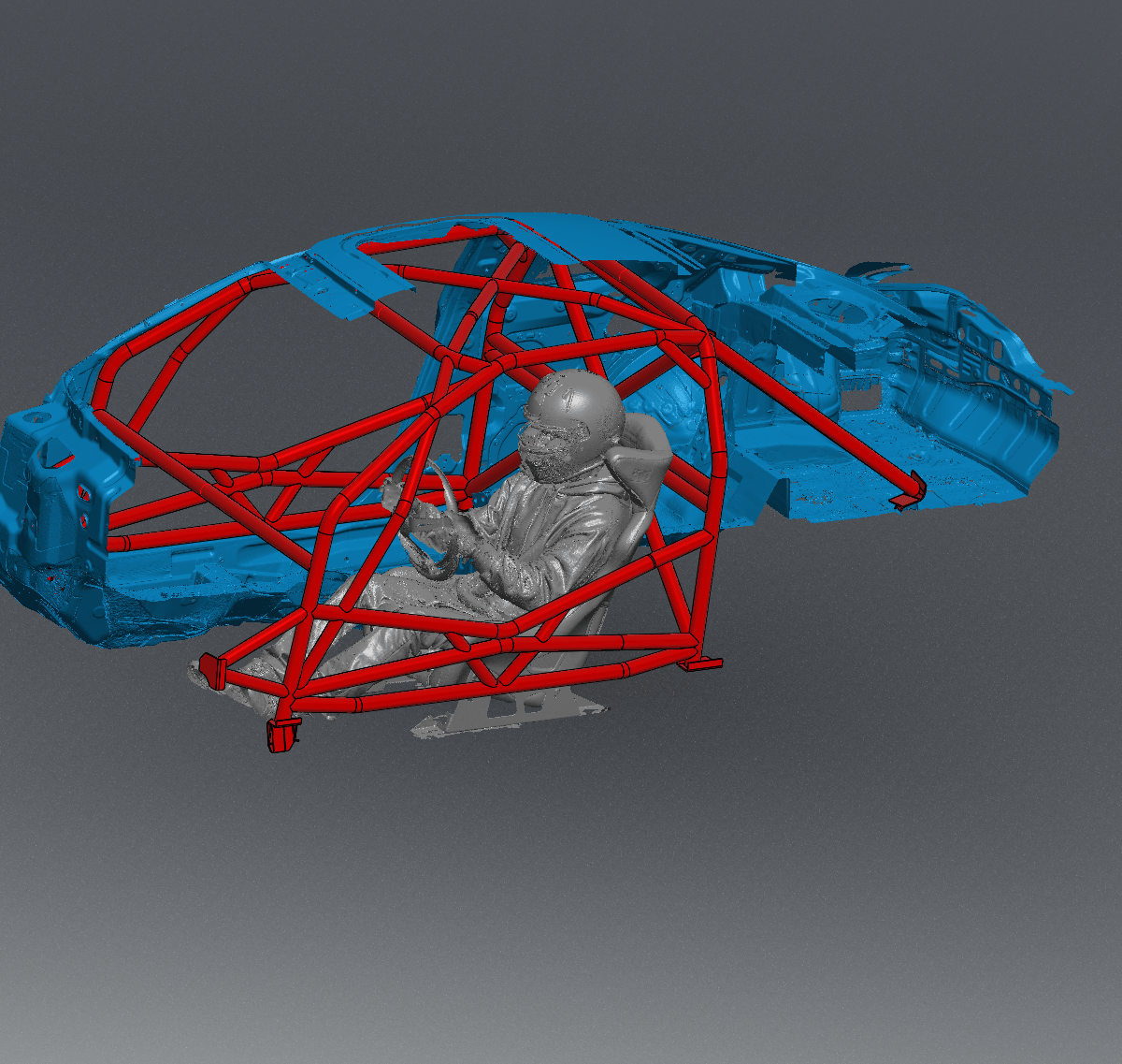 G35 Coupe Road Race Spec Roll Cage Kit — view 2