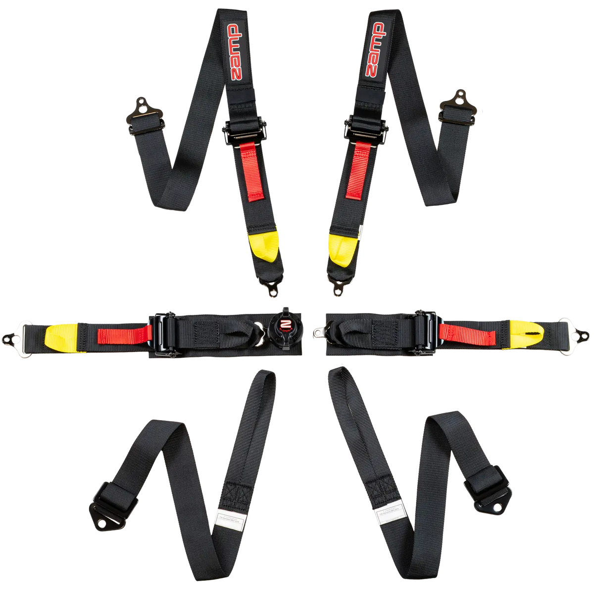 Zamp 2" 6-point Pull Down FIA Seat Harness
