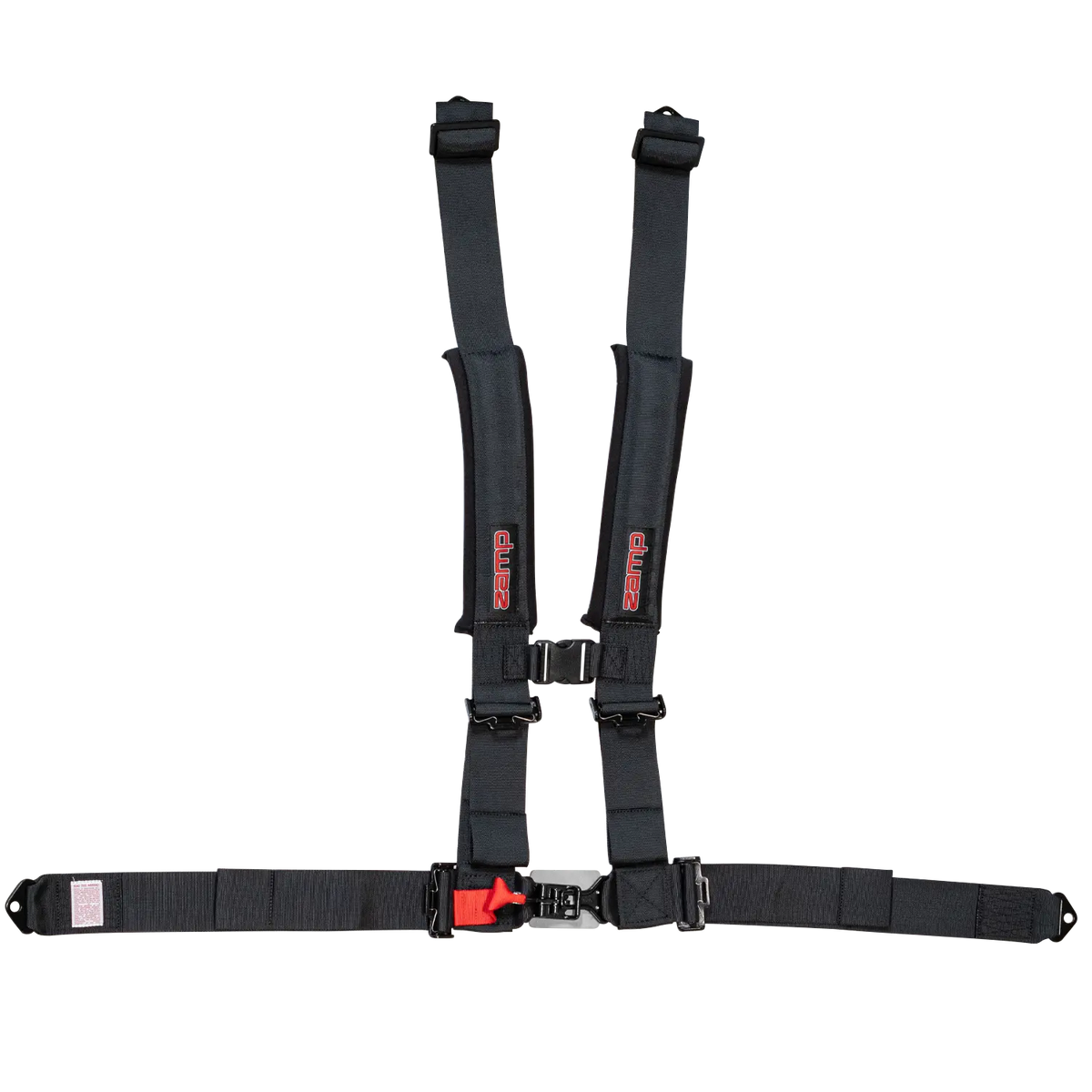 Zamp UTV 4-point Pull Down Seat Harness Black
