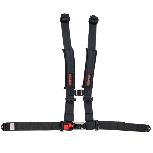 Zamp UTV 4-point Pull Down Seat Harness Black