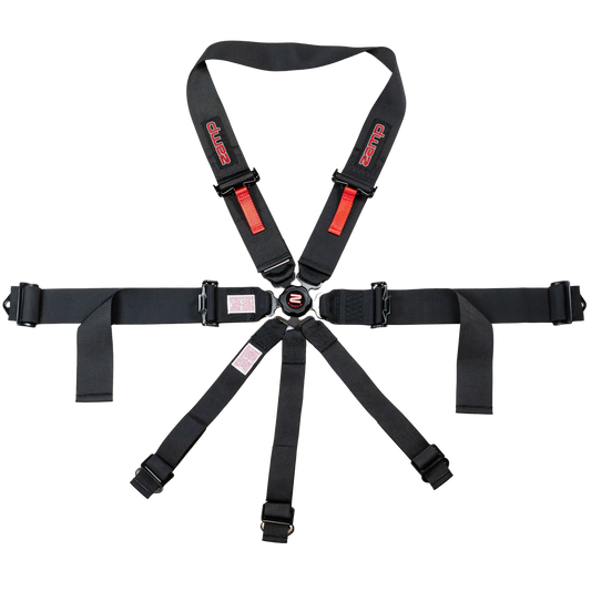 Zamp 7 Point Cam Lock U Loop Shoulder SFI Seat Harness