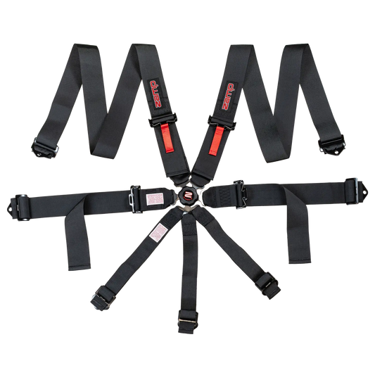 Zamp 7 Point Cam Lock 3x3 Shoulder SFI 16.5 Seat Harness