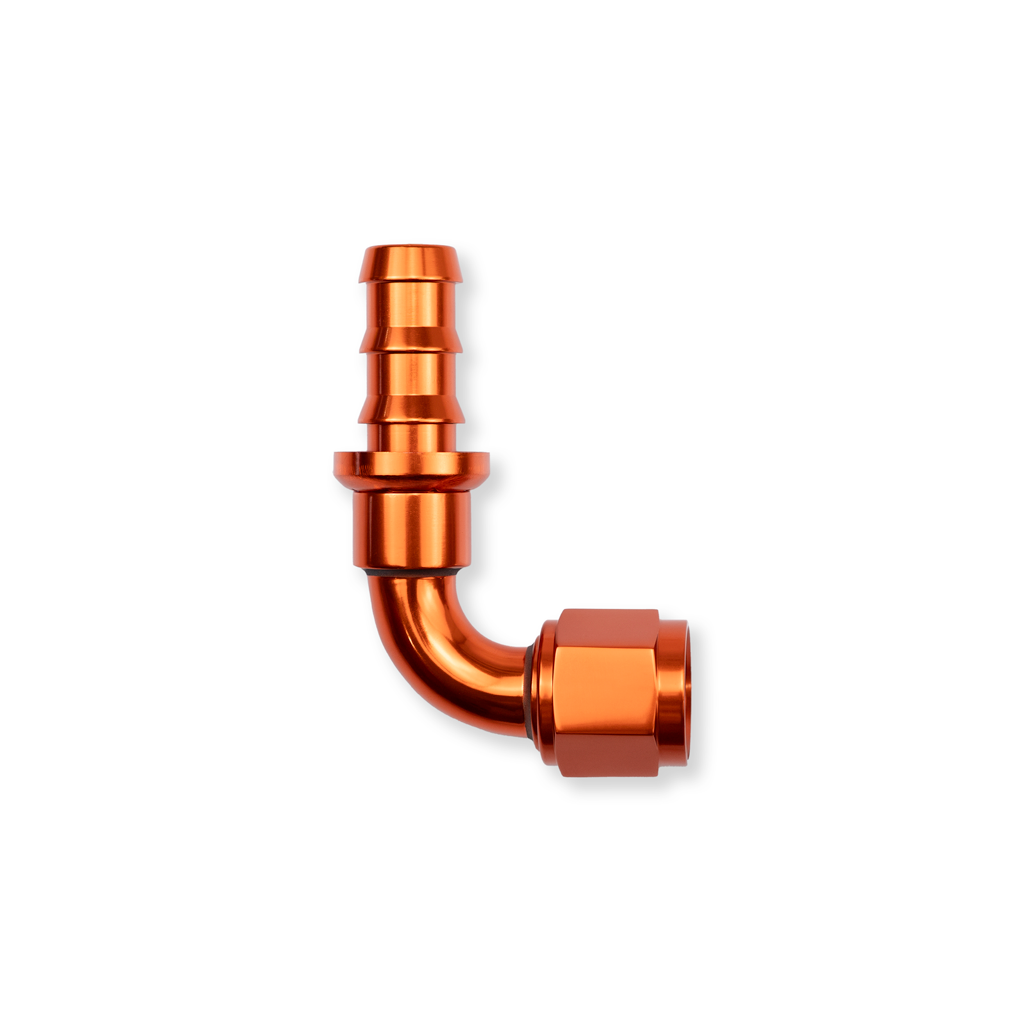 ColorFittings Hose Barb AN push lock fitting 90 orange.png