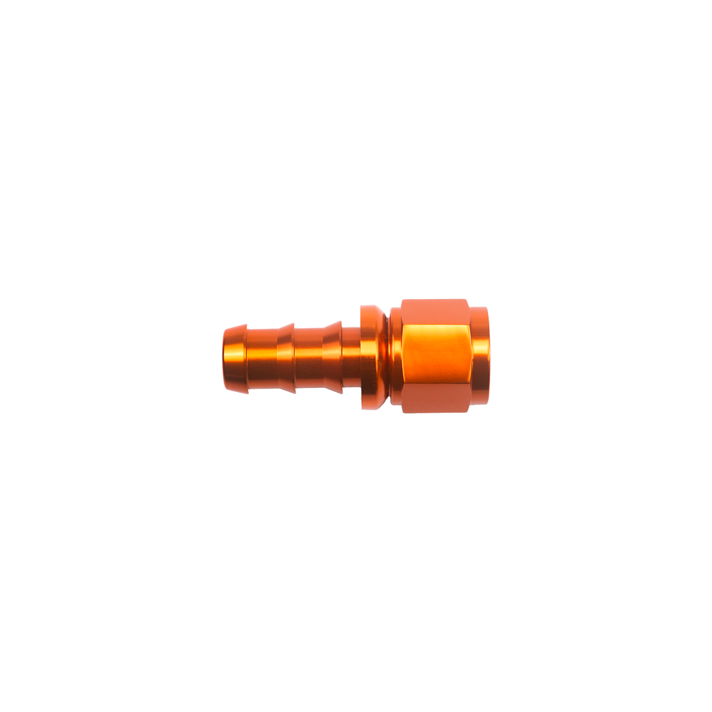 ColorFittings Hose Barb AN push lock fitting orange.png