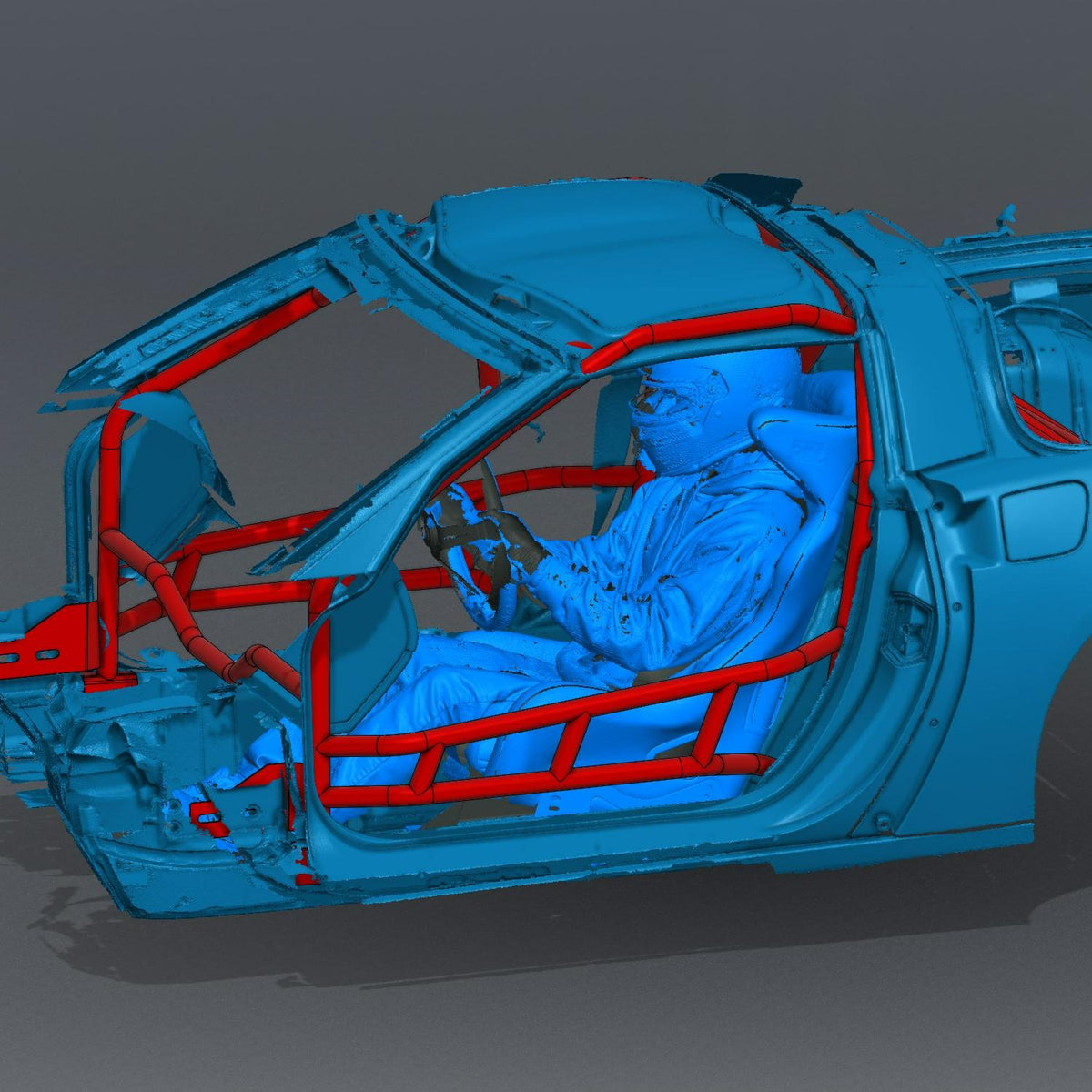 CageKits C6 Corvette Matt Field Edition FD Spec Roll Cage Kit