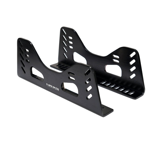 NRG Tall Aluminum Side Mount Bracket (Pairs) - Black
