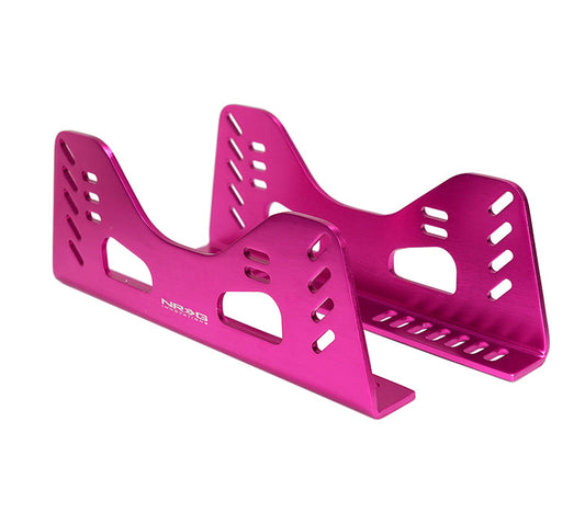 NRG Tall Aluminum Side Mount Bracket (Pairs) - Pink