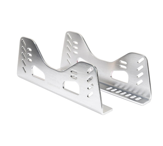 NRG Tall Aluminum Side Mount Bracket (Pairs) - Silver