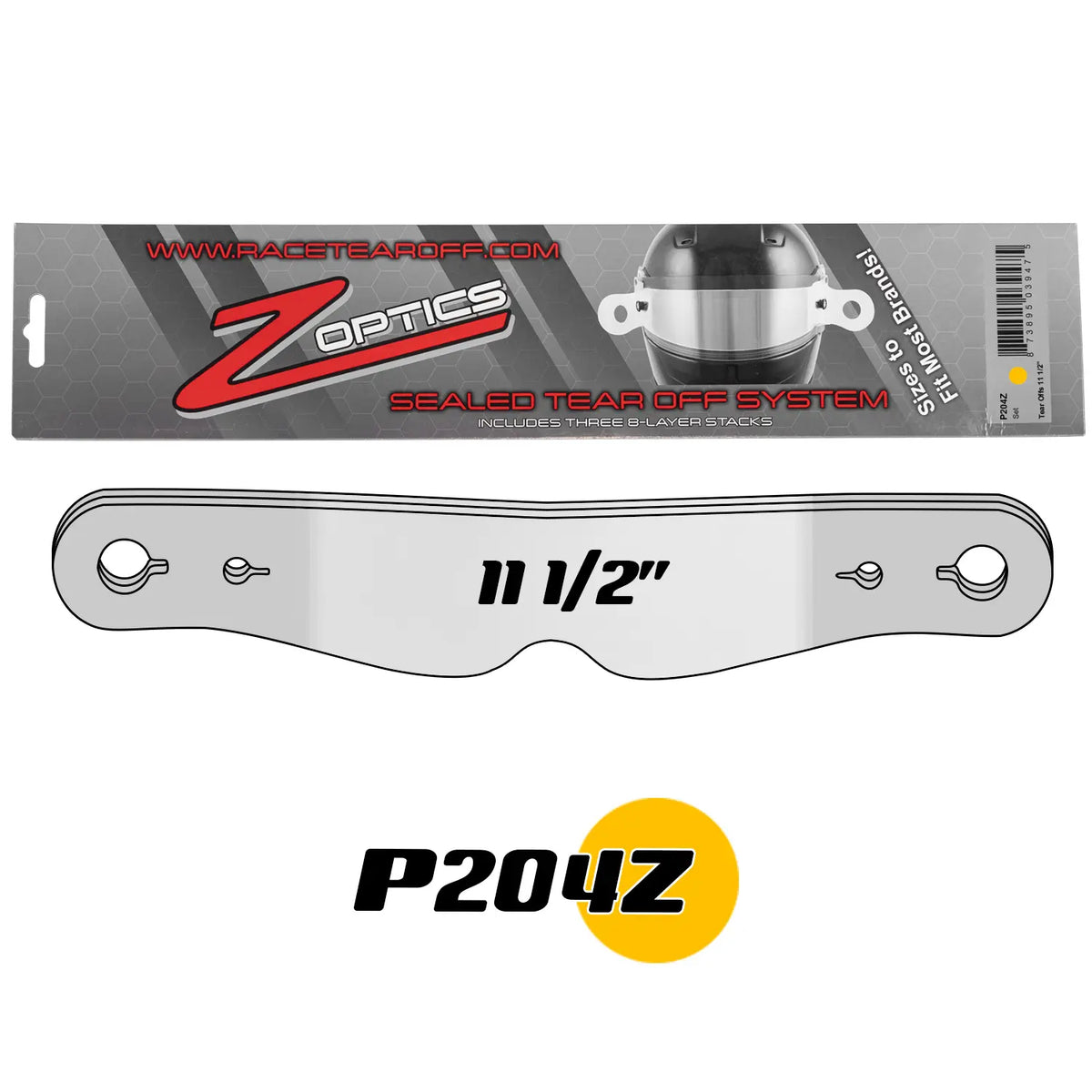 Zamp Z Optics P204Z sealed tear offs