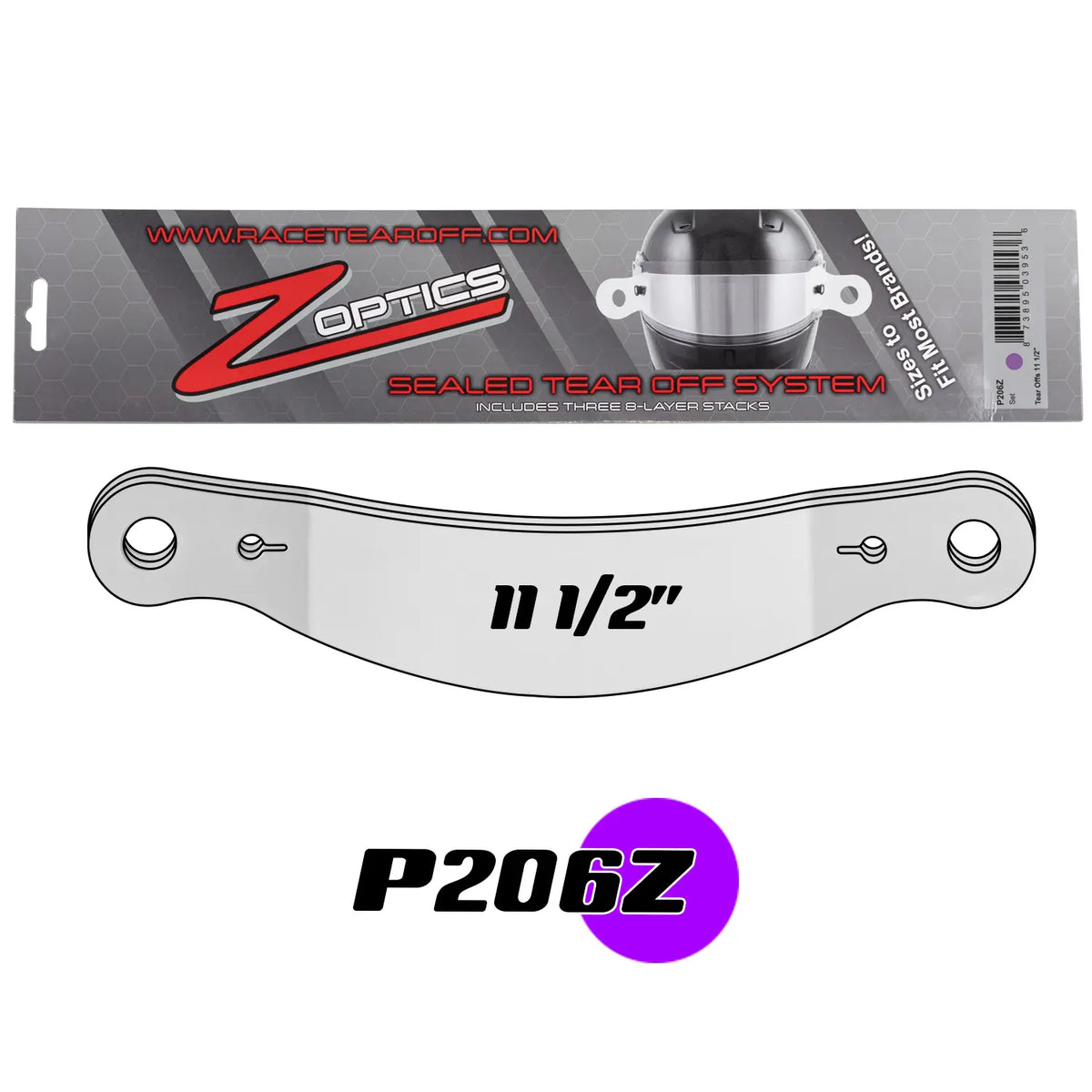 Zamp Z Optics P206Z sealed tear offs