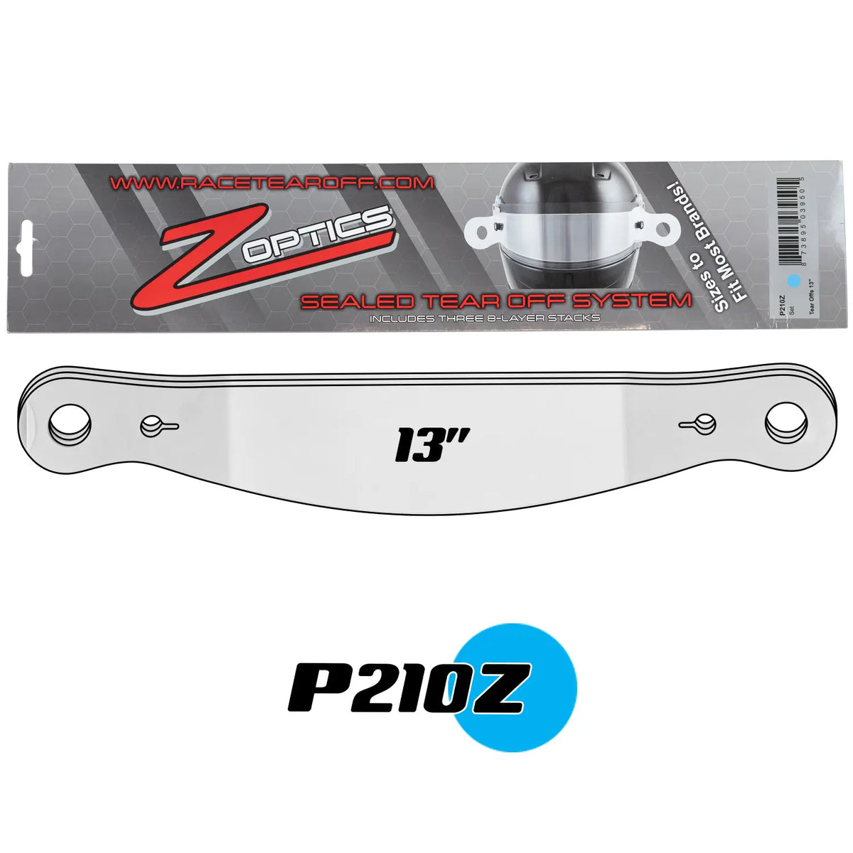 Zamp Z Optics P210Z sealed tear offs