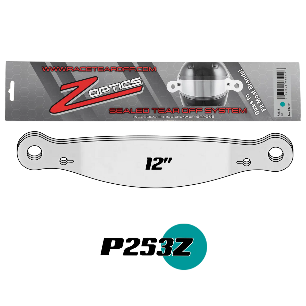 Zamp Z Optics P253Z sealed tear offs