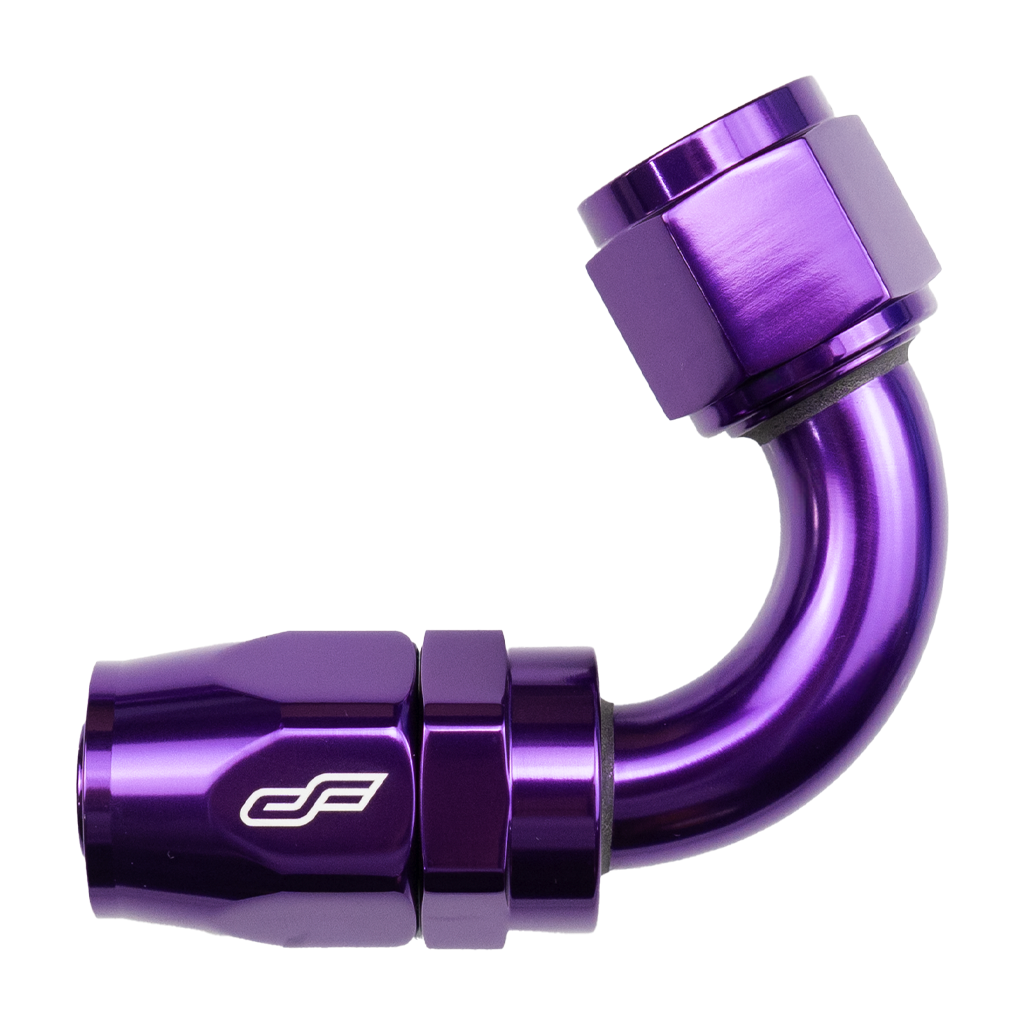 Purple 120 Degree Female Hose End