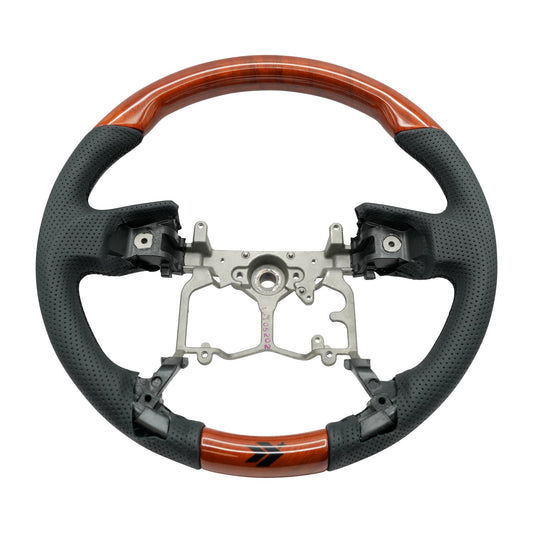 NRG 12-23 Toyota Tacoma OEM Plus Steering Wheel - Koa Wood Finish