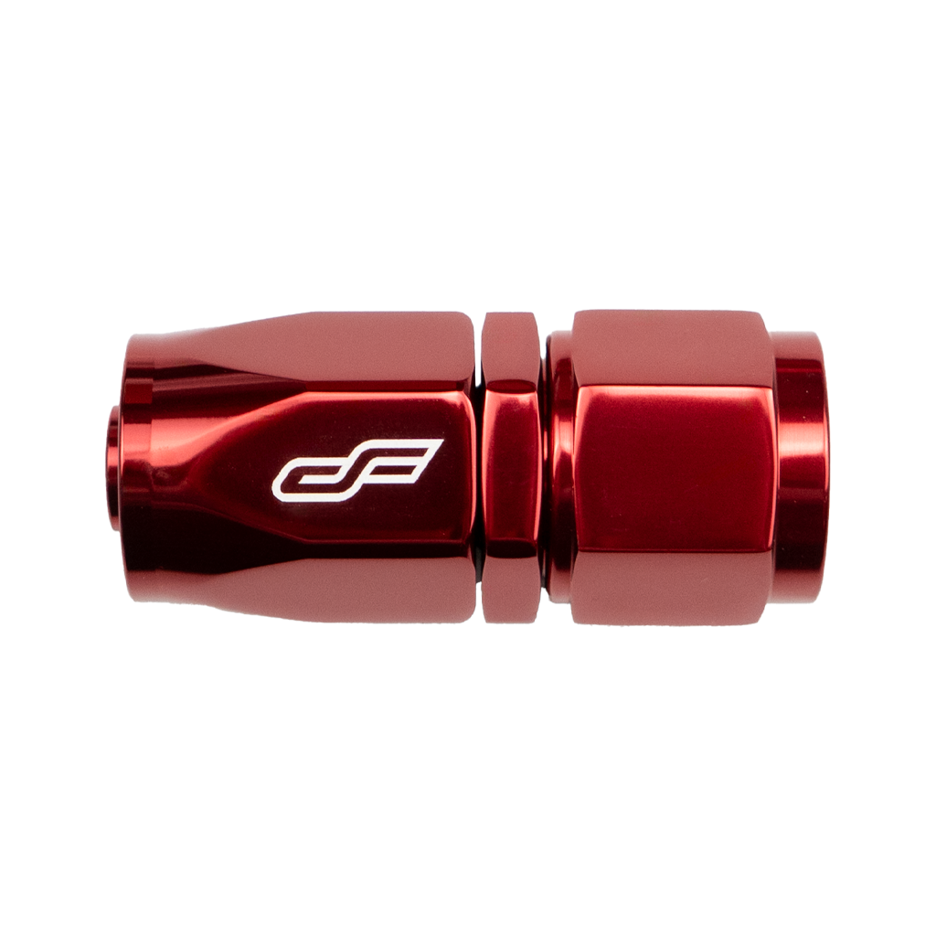 Red Straight Female Hose End