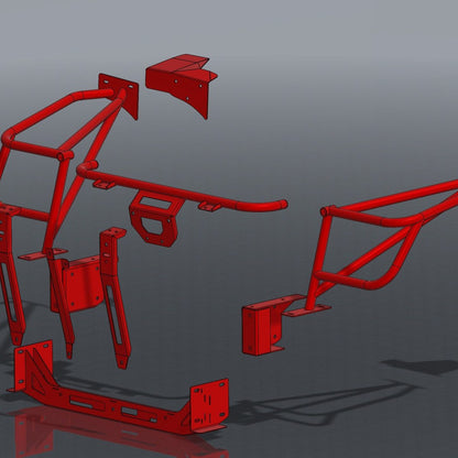 S14 Tube Front and Lower Rad Support — view 2