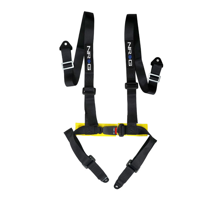 NRG 4 Point Seat Belt Harness / Buckle Lock- Black