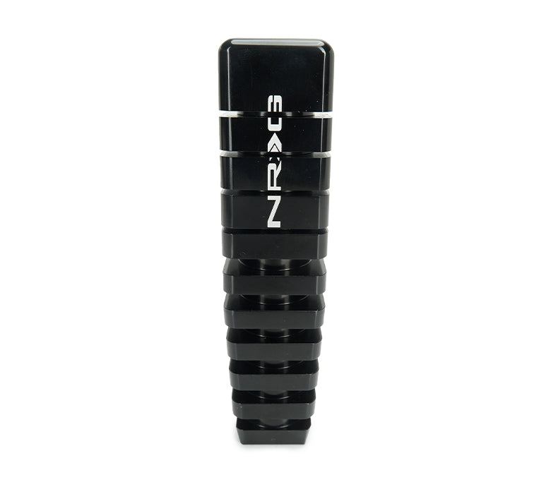 NRG Shift Knob - 20 Year Anniversary Weighted Square Heat Sink Short - Black