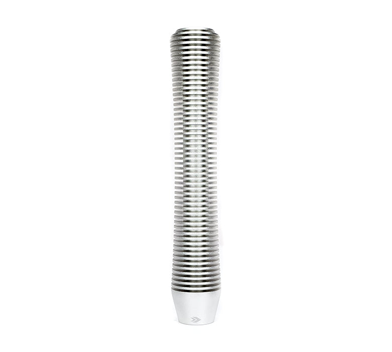 NRG Shift Knob Heat Sink Curved Long Silver