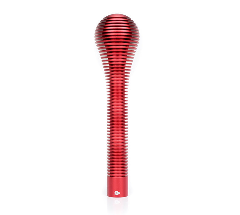 HEAT SINK SHIFT KNOB- BUBBLE HEAD LONG RED