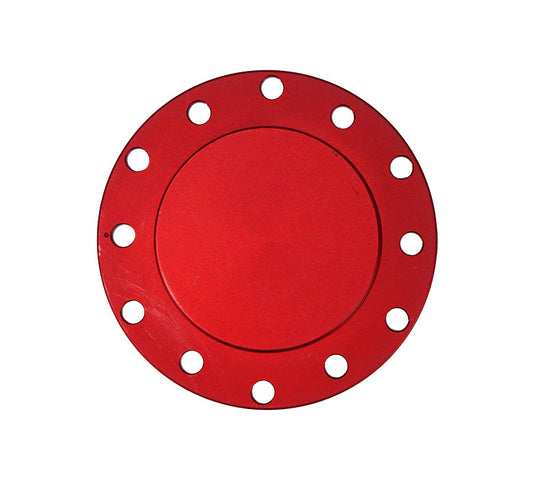 NRG Horn Delete Plate Flush 70x6in / 74x6 PCD pattern - Red