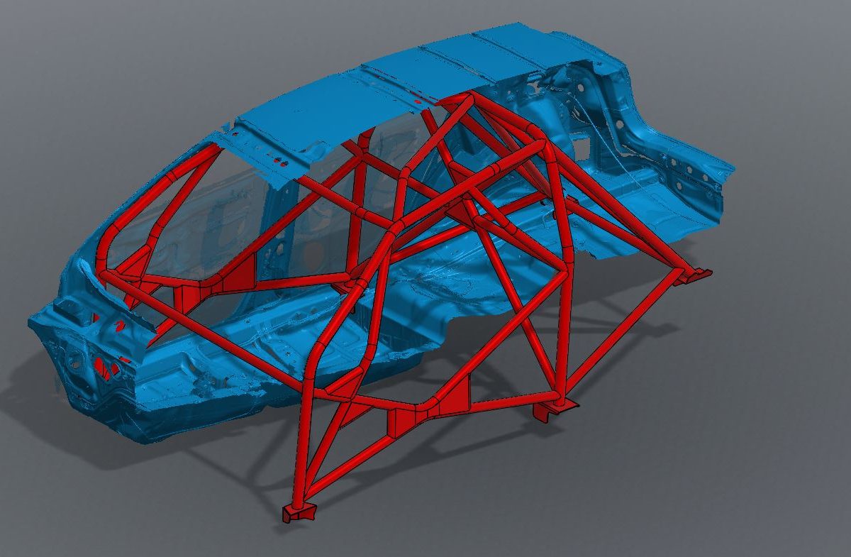 GR Subaru Rally Spec Roll Cage Kit — view 2