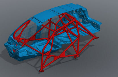 GR Subaru Rally Spec Roll Cage Kit — view 2