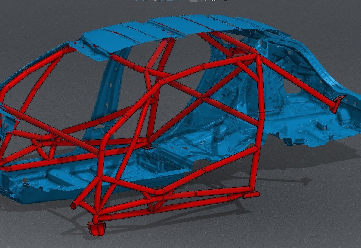 FL5 Civic Type R Road Race Spec Roll Cage Kit — view 2