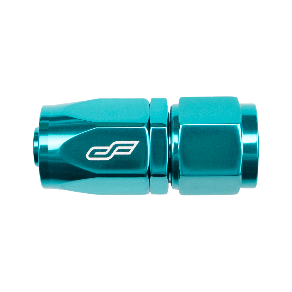 Teal Straight Female Hose End