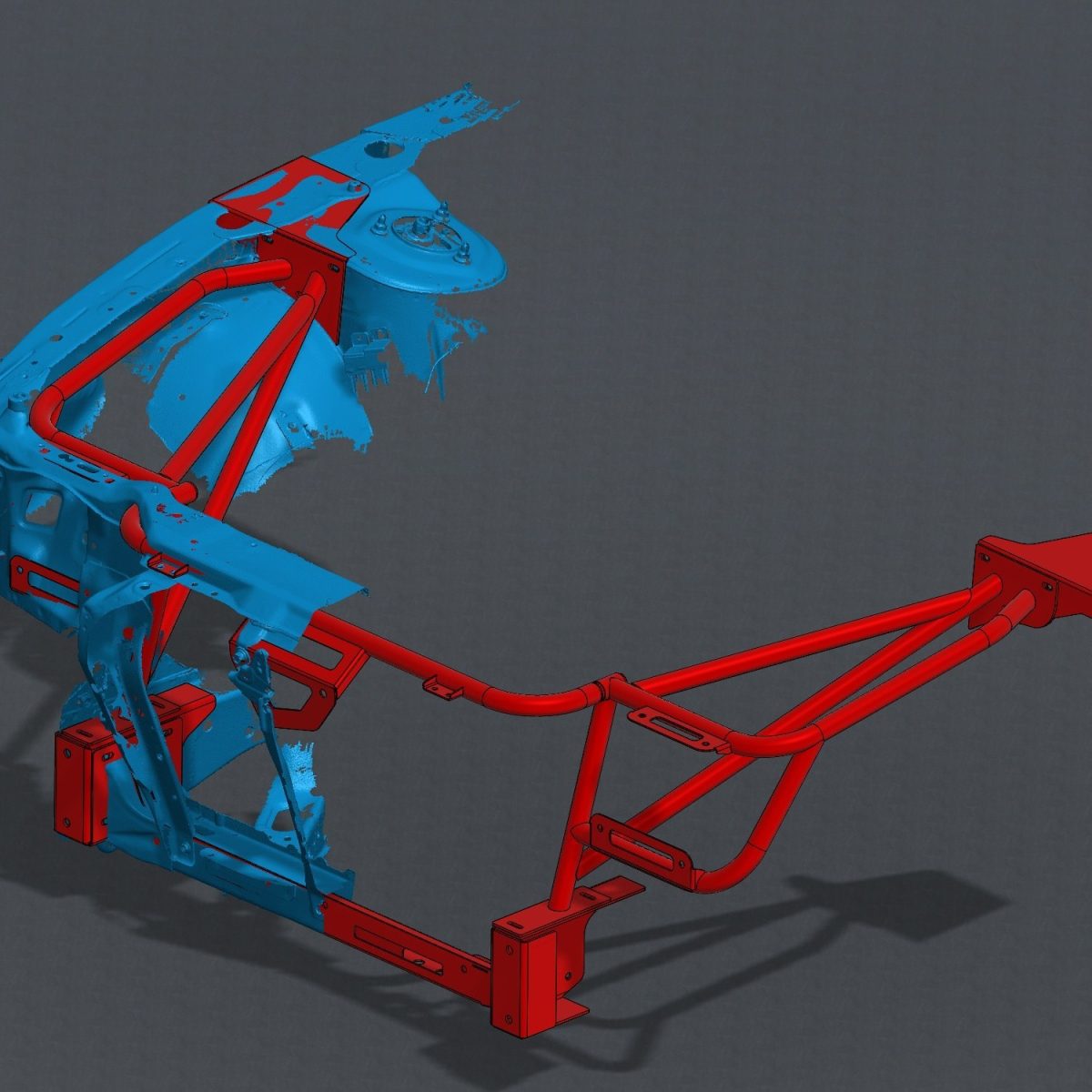 S13 Tube Front and Lower Rad Support — view 2