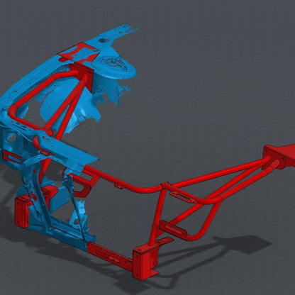 S13 Tube Front and Lower Rad Support — view 2
