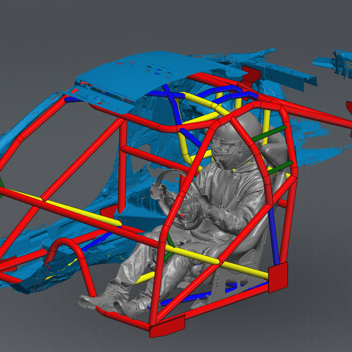 Z33 SFI 25.3 Tube Chassis Roll Cage Kit