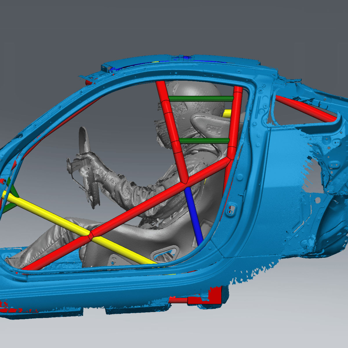 Z33 SFI 25.3 Tube Chassis Roll Cage Kit — view 2