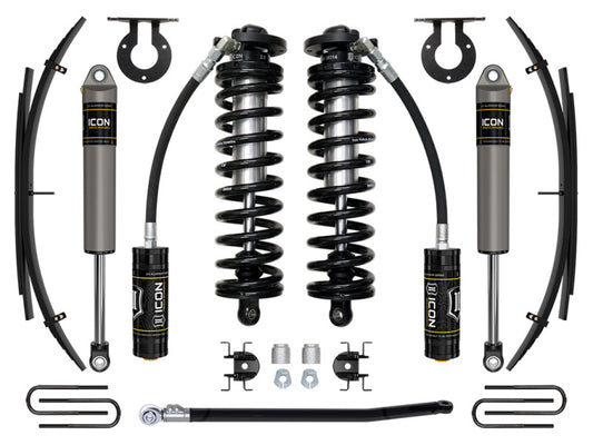 ICON 11-16 Ford F250/F350 2.5-3in Stage 2 Coilover Conversion System w/ Expansion Pack