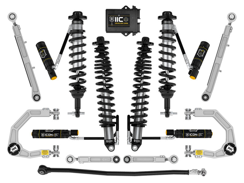 ICON 21-23 Bronco Non-Sasq 3-4in Lift Stage 8 Suspension System Billet Heavy Rate