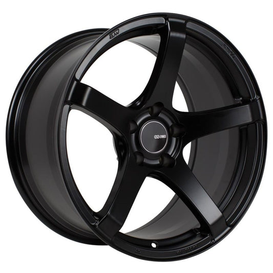 Enkei Kojin 17x8 35mm Offset 5x120 Bolt Pattern 72.6mm Bore Dia Matte Black Wheel