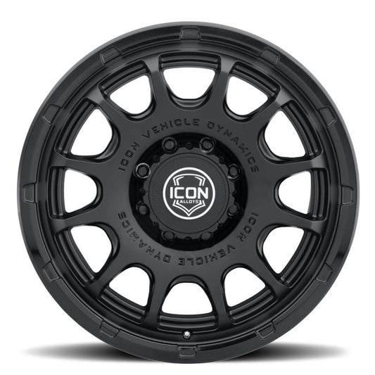 ICON Alloys Rancho 20x9 / 8x170 / 6mm / 5.25in BS DBL Black Wheel