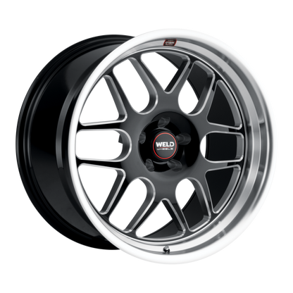 Weld Racing Solana 20x9 / 5x114.3 BP / ET42 / 6.1 BS Gloss BLK MIL DIA 72.56
