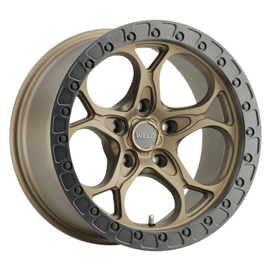 Weld Ledge 20x9 / 5x127 / 5 BS / 71.5 HB - Satin Bronze - Non-BL Wheel