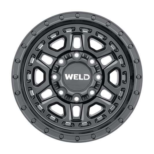 Weld Crux 20x10 / 8x180 / 4.75 BS / 124.3 HB - Satin Black - Non-BL Wheel