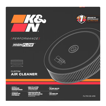 K&N X-Stream Top Assembly 5-1/8in Flg 11in Od 6-1/4in H W/X-Stream Top