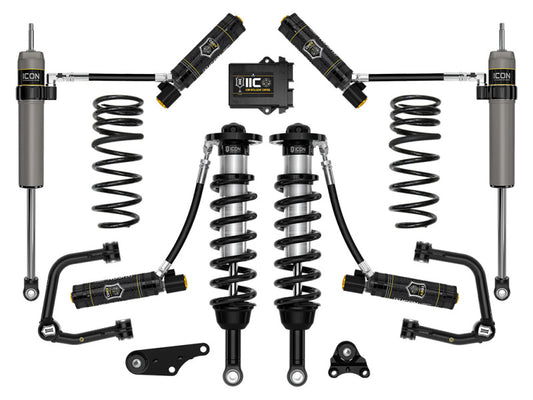 ICON 2024+ Toyota Tacoma 1.25in-3in Stage 6 Suspension System Tubular w/ Triple Rate Spring