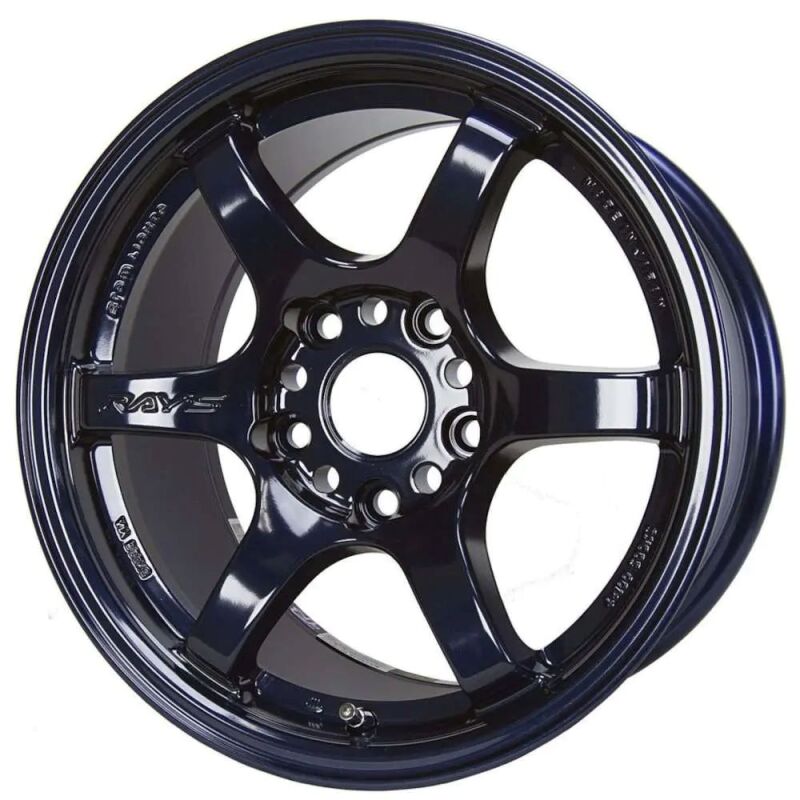 Gram Lights 57DR 17x9.0 +38 5x100 Dark Blue Chrome Wheel MOQ 20