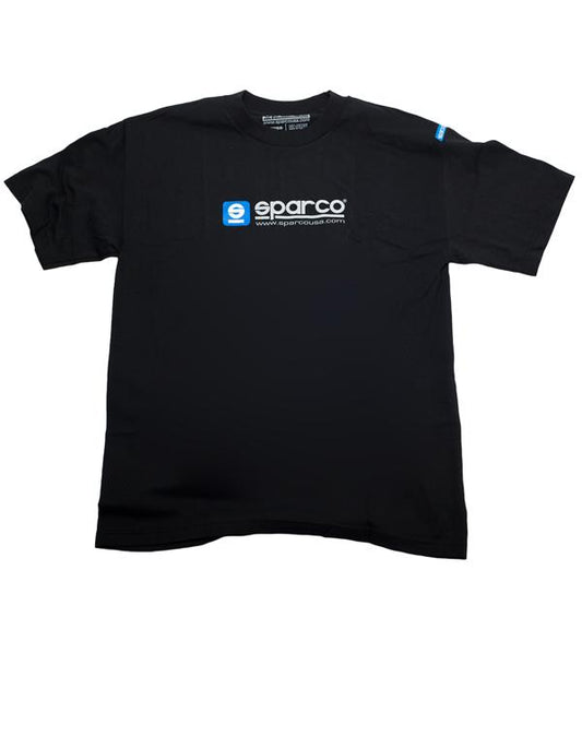 Sparco T-Shirt WWW Tri Black XLrg