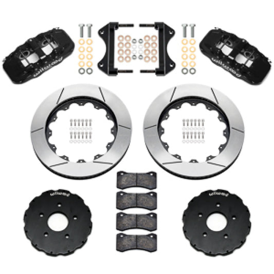 Wilwood 14-19 Chevrolet Corvette C7 AERO6 Front BBK - 14.00 Rotor - Black
