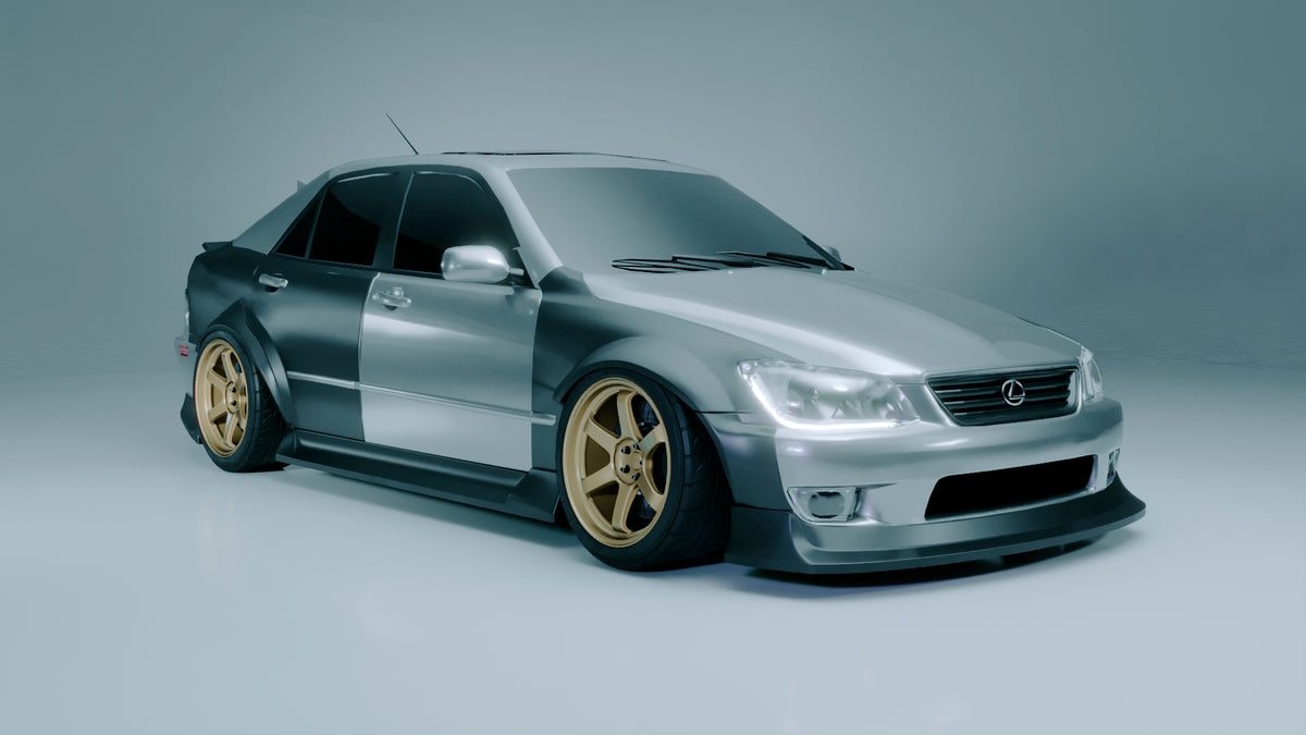 Big Duck Club Lexus IS300 / Altezza Wide Body Kit (75mm) - manufacturer product example