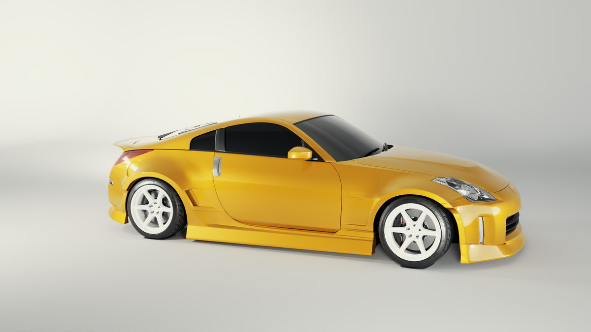 Big Duck Club 350Z (Z33) Side Skirts - manufacturer product example