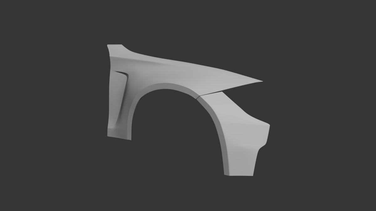 Big Duck Club E82 Front Fenders - manufacturer product example