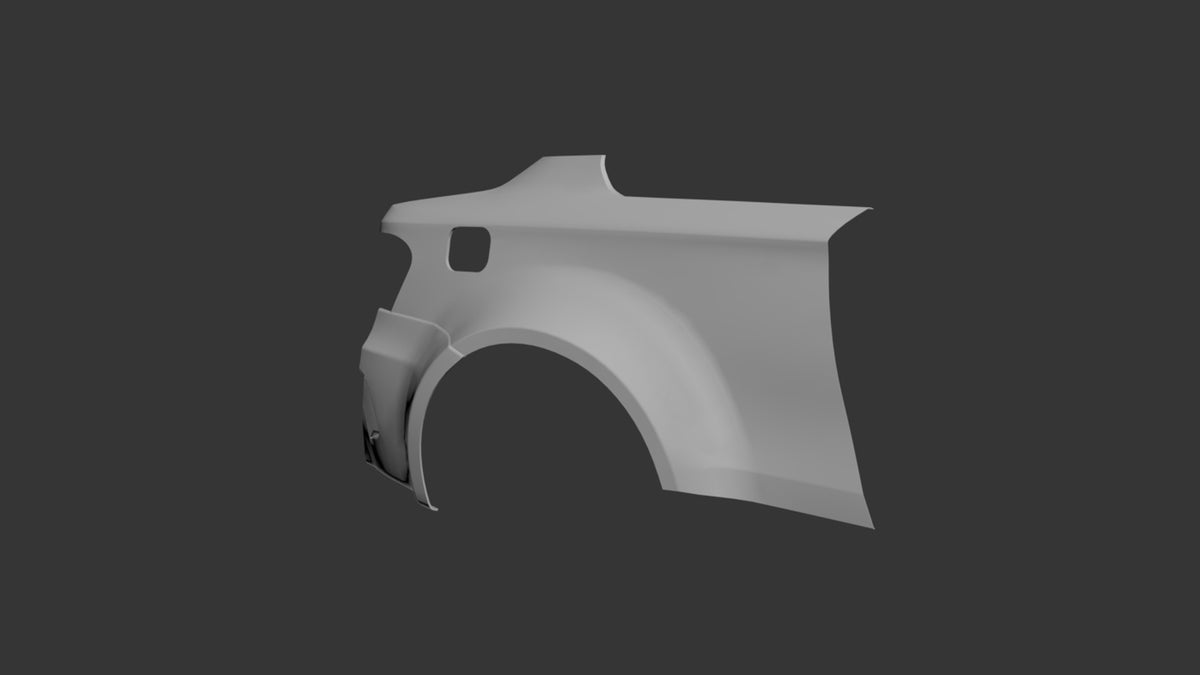 Big Duck Club E82 Rear Over Fenders - manufacturer product example